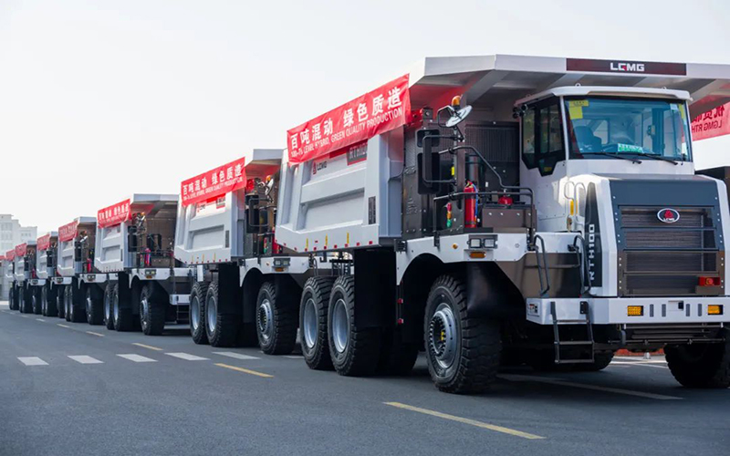 "RTH100 Hybrid Mining Trucks Shipped to Indonesia Market"