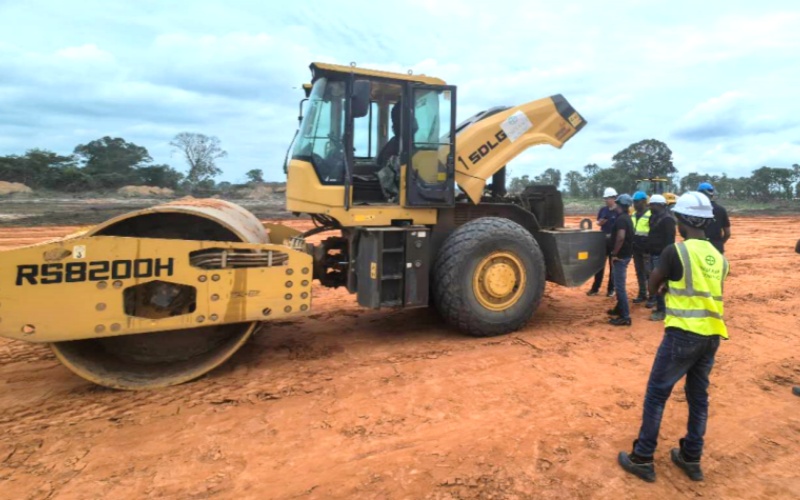 Shandong Lingong's complete set of equipment supports the construction of a mine in Southern Africa